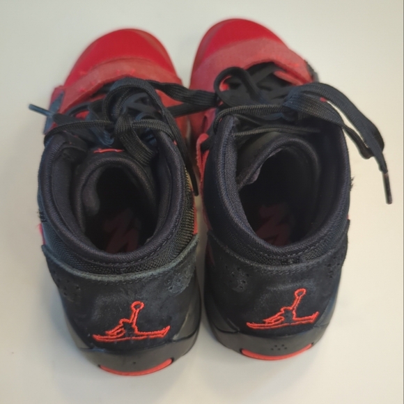 Nike Jordan Zion 2 GS Basketball Sneakers Shoes Size 4Y Red Black DV2463-600 EUC